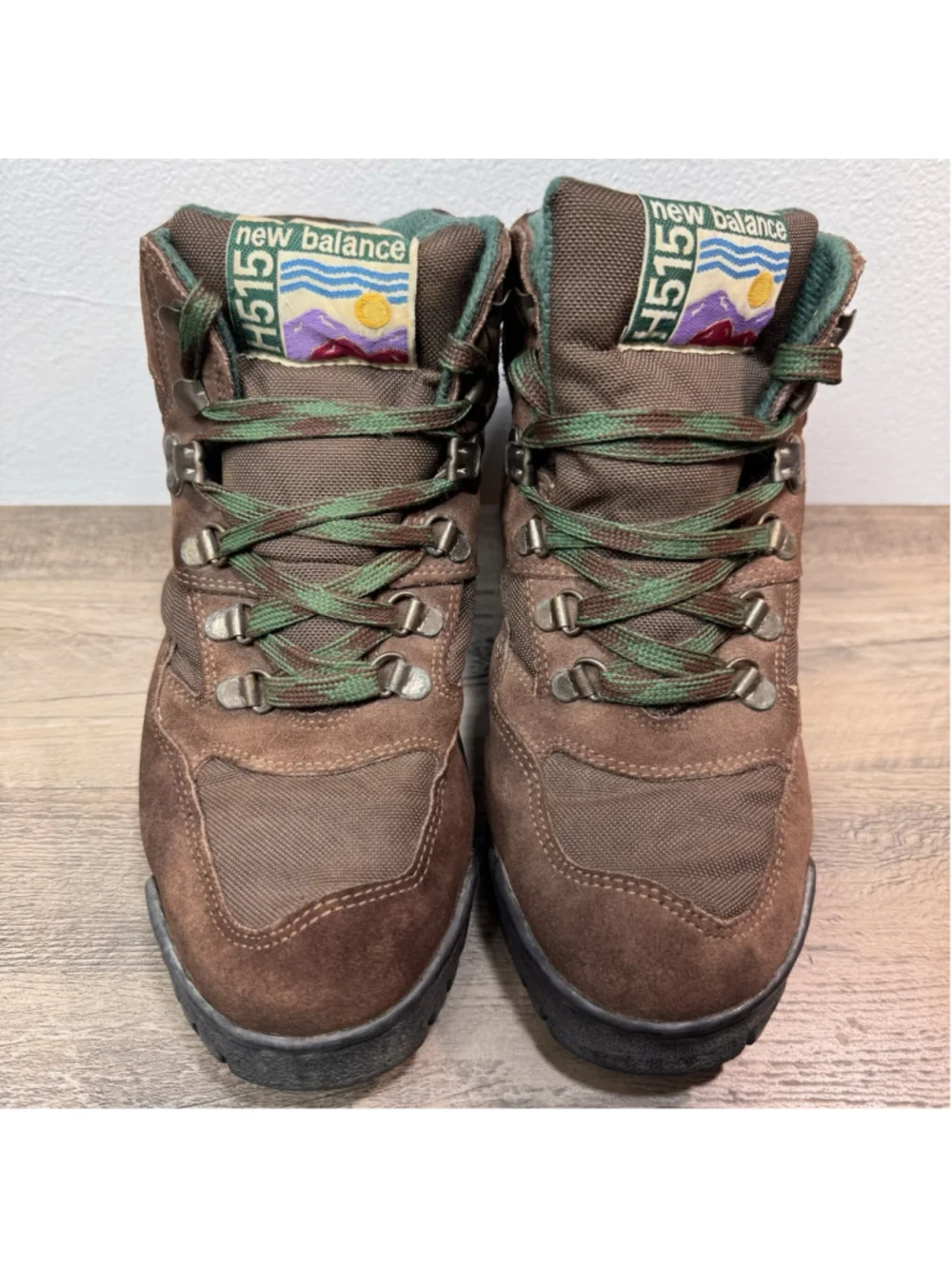 Vintage New Balance H515 Brown Suede Hiking Boots Trail Outdoor Women’s 8.5